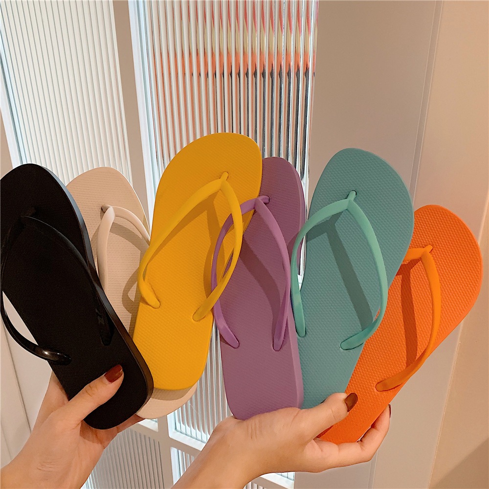 (KODI) 20 PCS Sandal Jepit Tali Polos Wanita Terbaru