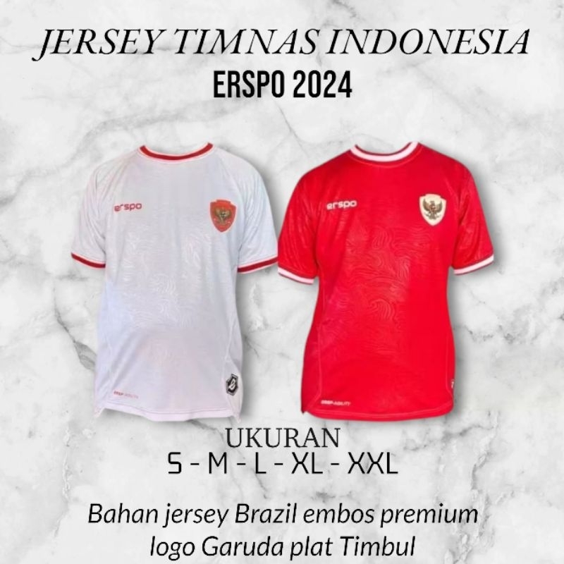 JERSEY TIMNAS INDONESIA 2024 JERSEY GRADE ORI ERSPO 2024 JERSEY TIMNAS INDONESIA Jersey timnas Indon