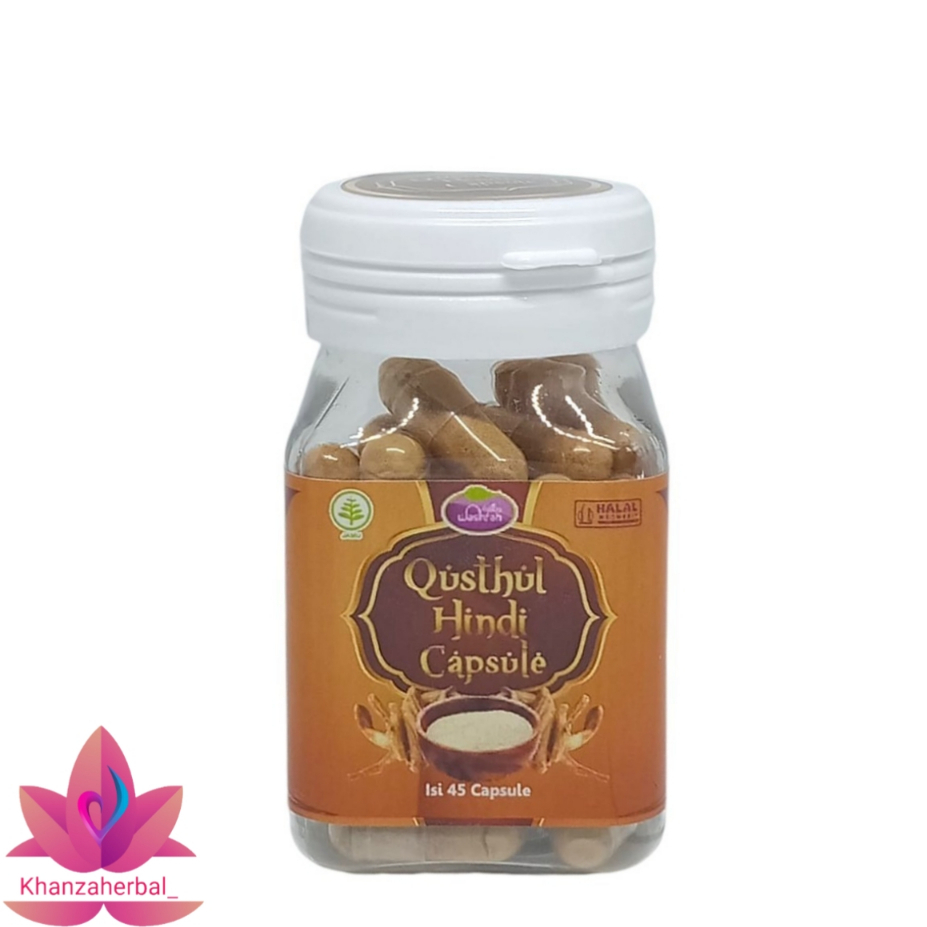 Extract Kapsul Qusthul Hindi 45 Capsule || Qusthul Hindi Washfah