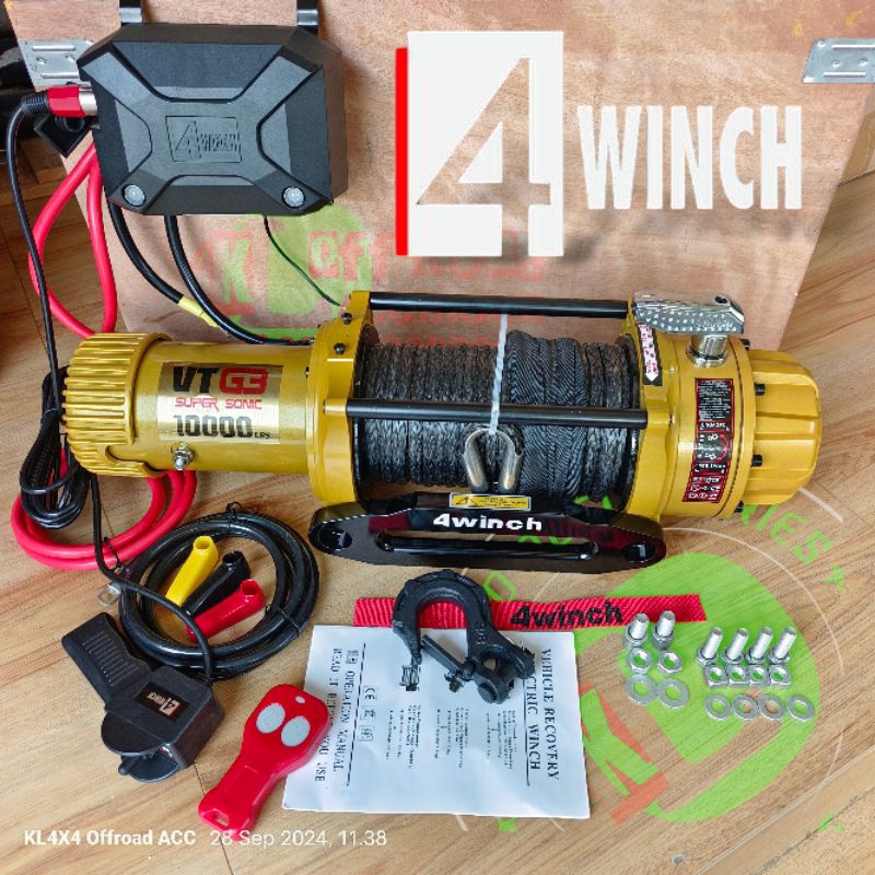 Winch 4winch Supersonic VT G3 10000lbs High Speed Winch 12volt