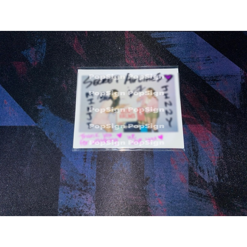 Sale Polaroid signed minji jinny Secret Number (Secret Airlines)