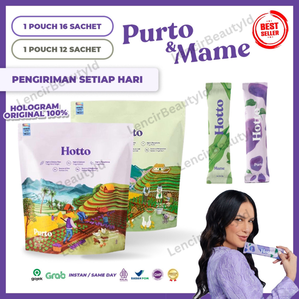 

Hotto Purto & Hotto Mame Mix Varian Promo ( 1 Pouch Mame + 1 Pouch Purto ) 100% Original Kemasan Berhologram