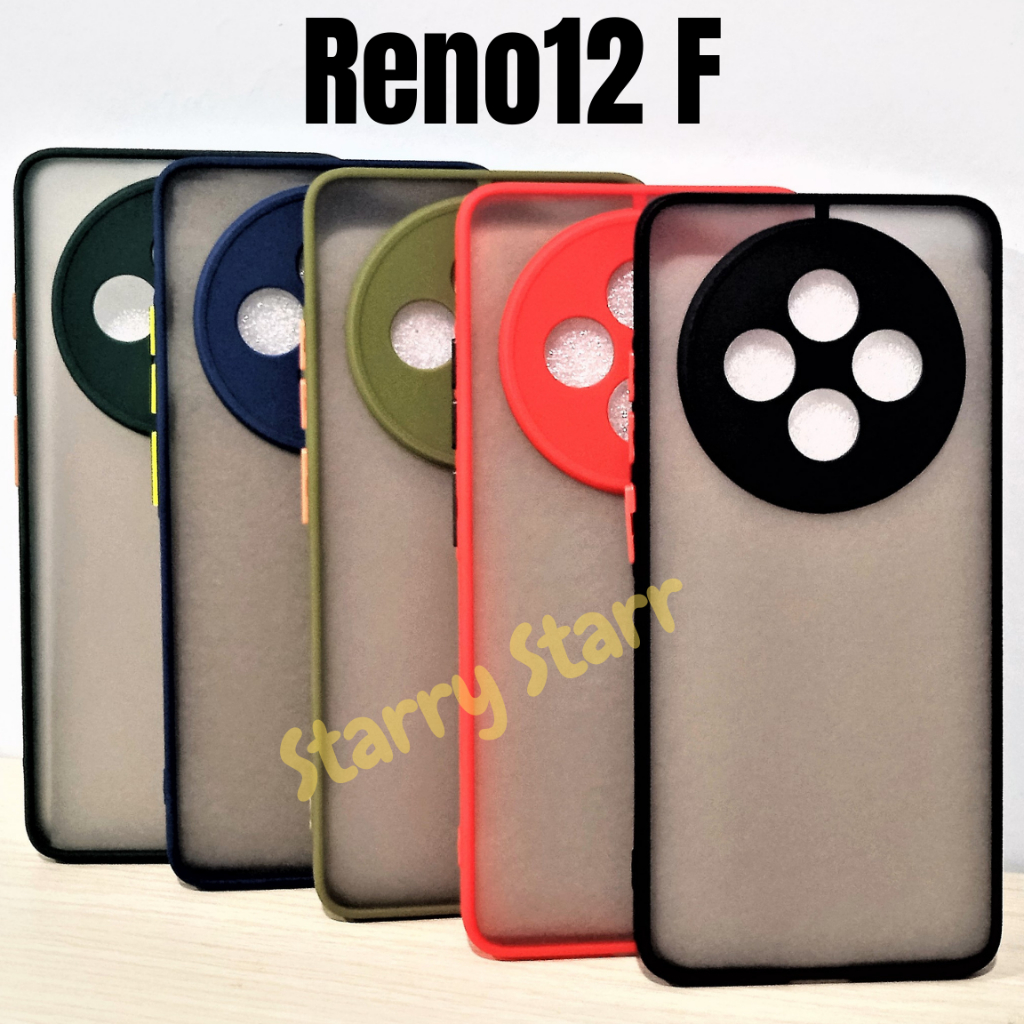 Case Infinix Oppo Reno 12F / Reno12 F / Reno 12 F Bumper Candy Shock proof Casing