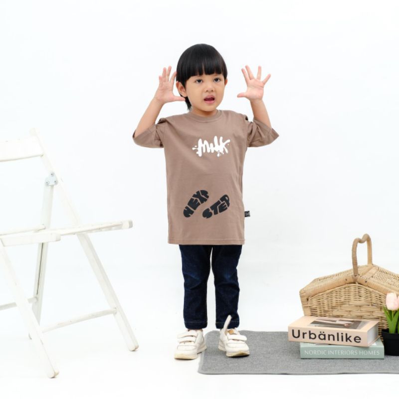 LITTE ZOLAQU  - kaos anak BAGGY SIZE Unisex _ 0 - 6 tahun Matterial cotton combed 30s