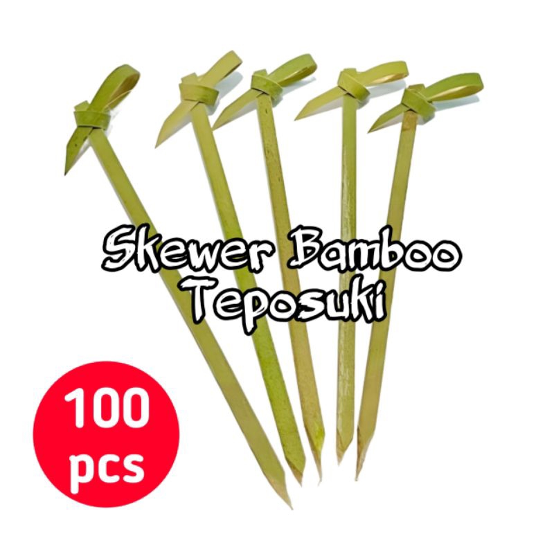 Tusukan Garnish Cocktail/ Skewer bambu/ tusukan buah