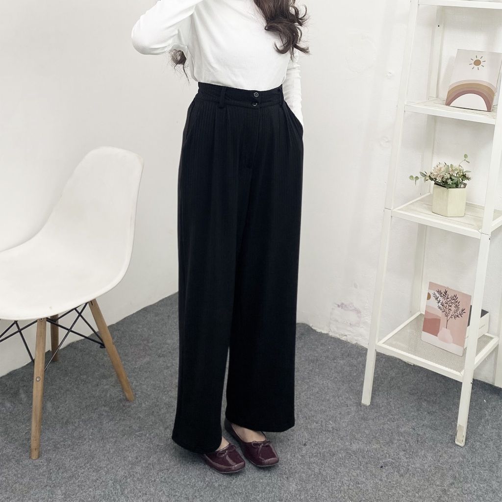 CHLOE PANTS KULOT / CELANA KULOT KNIT / LEA STORE