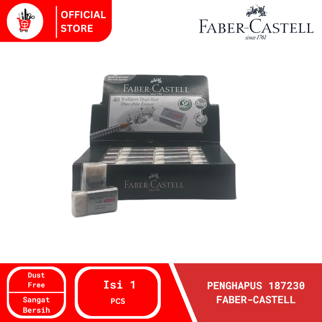 

Eraser | Stip | Penghapus Kecil Faber-Castell 187230 (1 PCS)