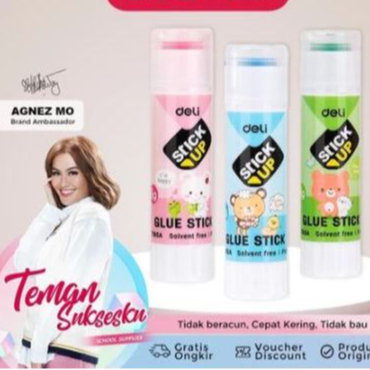 

Deli Glue Stick Up PVP 8GR E7165A - Lem Stick Deli