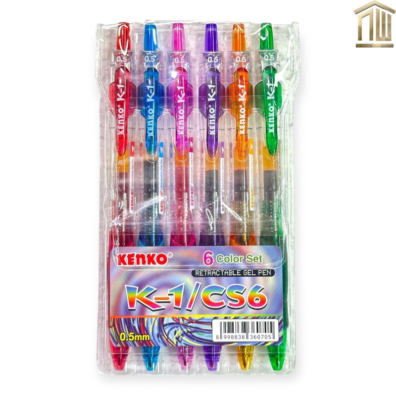 

Color Gel Pen Kenko 6 Warna K1/CS 6 (Set)