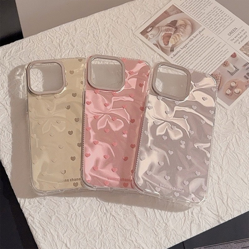 LMC - Mini Love Aesthetic Case Casing Iphone 15/14/13/12 Pro Max Plus