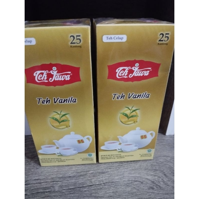 

Teh Jawa Celup Varian Vanila isi@25kantong