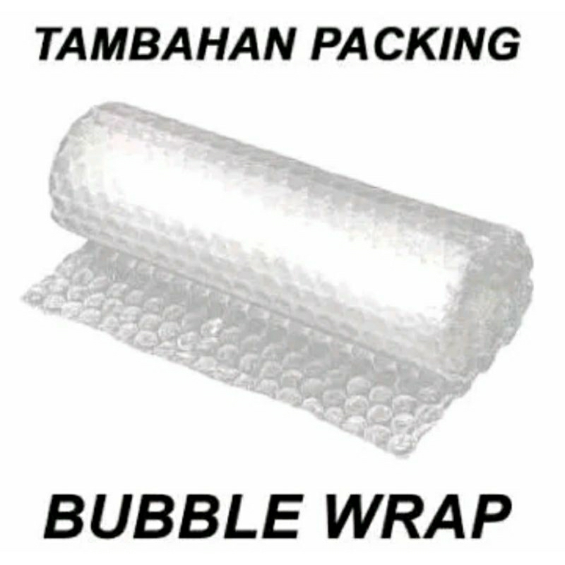 

TAMBAHAN BUBBLE WRAP UNTUK KEAMANAN PRODUK