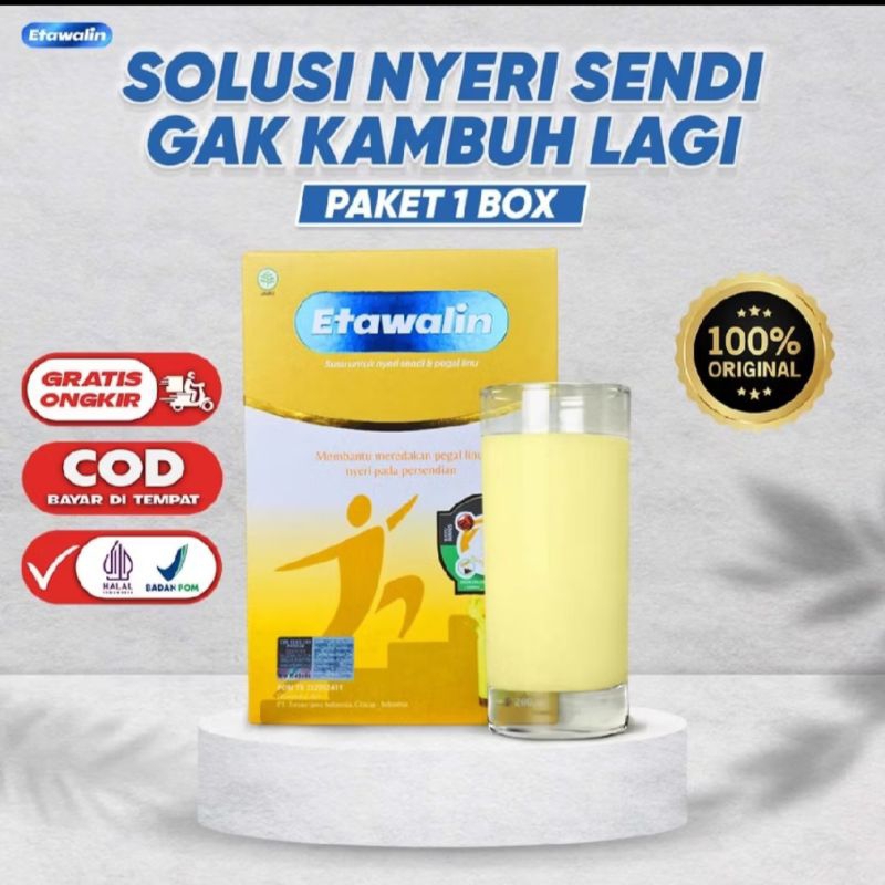 

Etawalin Susu Etawa Original Atasi Nyeri Sendi dan Asam Urat 1 Box