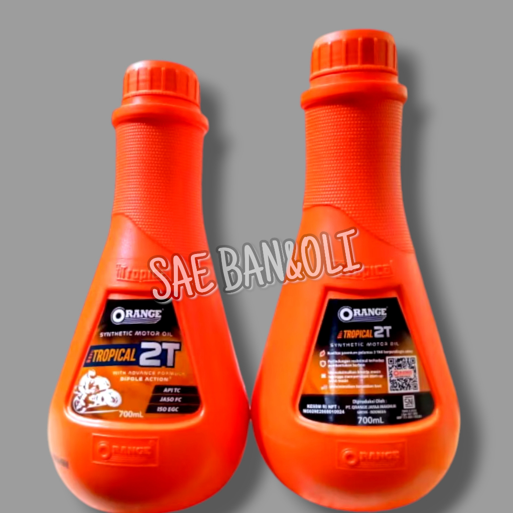 OLI SAMPING ORANGE TROPICAL 2T 700ml OLI SAMPING MOTOR 2T