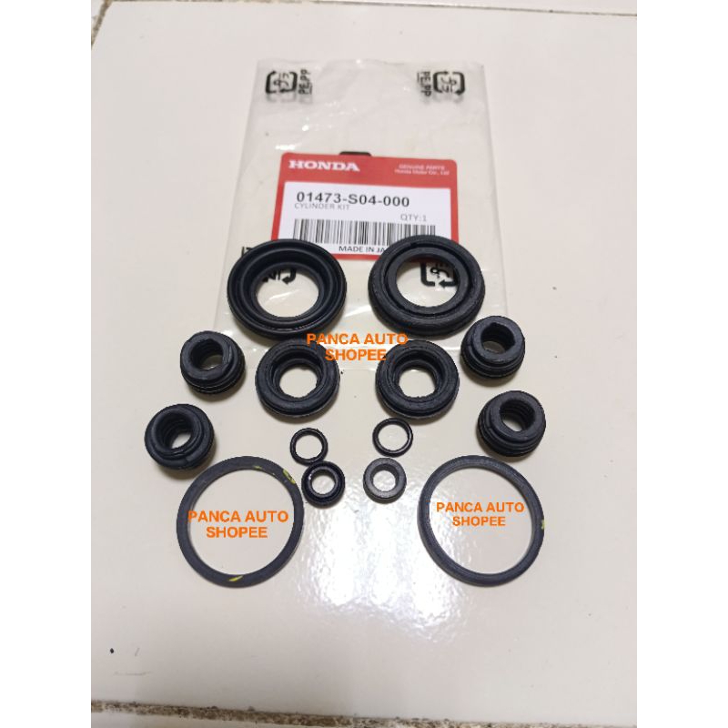 Caliper kit seal kit karet rem cakram belakang honda Jazz GE8 ori