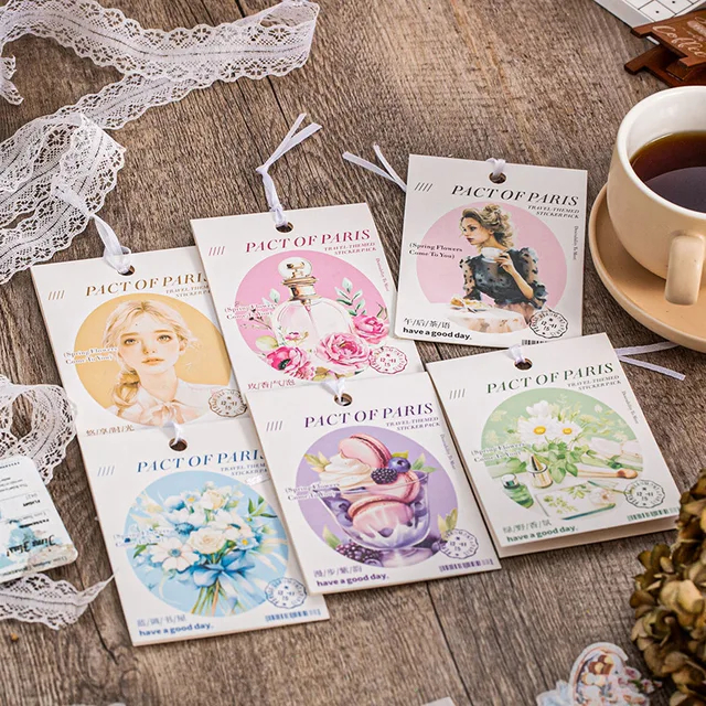 

30 pieces/pack of Paris travel themed stickers, Paris Appointment series