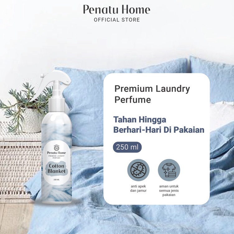 Sabet Promo Parfum Laundry Premium Penatu Home  Cotton Blanket