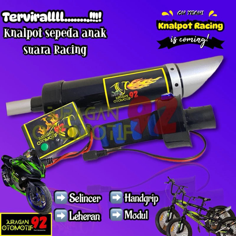 Knalpot Sepeda Balap Suara Zx25 Knalpot Sepeda Ontel Sepeda Bmx Sepeda Listrik Knalpot Sepeda Mainan