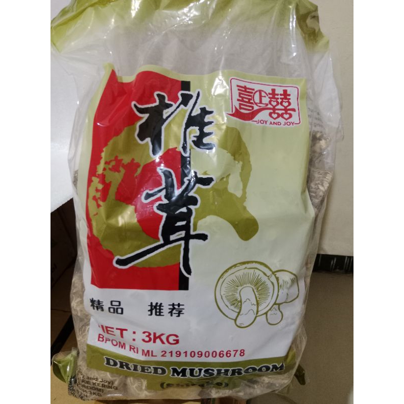 

Jamur Payung // Shitake 3 kg Joy & Joy