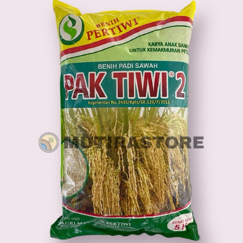 benih padi sawah unggul PAK TIWI-2 isi 5 kg benih pertiwi