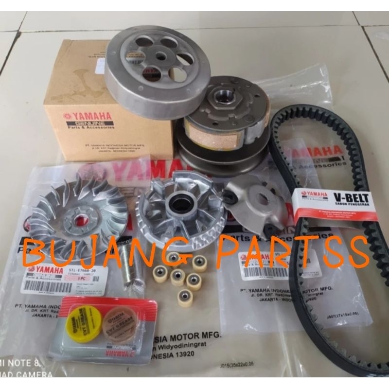 PAKET CVT FULL SET YAMAHA MIO SPORTY MIO SMILE MIO SOUL KARBU ASLI KODE-5TL