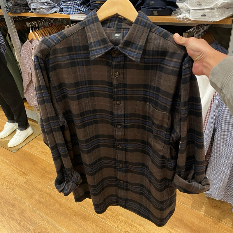 Jastip. Kemeja Flannel Uniqlo (MAN)