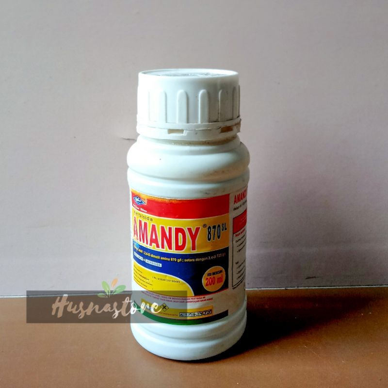 herbisida amandy 865 SL 200 ml pengendali gulma sawah