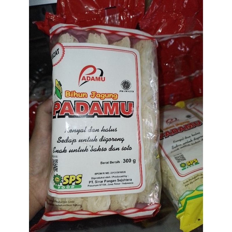 

PADAMU BIHUN JAGUNG 320g / 150g | Mie Bihun Padamu Merah / Kuning