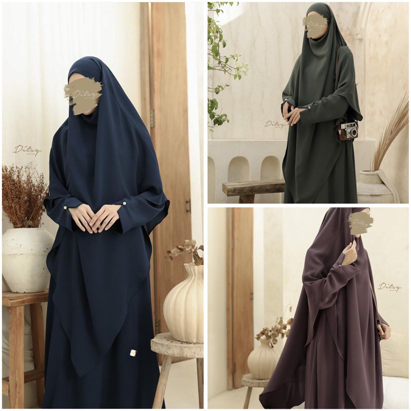 NWT Ready Stock Ditsy Moslem FK Shaida Mazen Anti UV