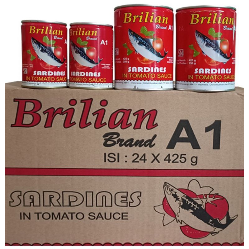 

SARDINES BRILIAN uk 425gr isi 3pcs