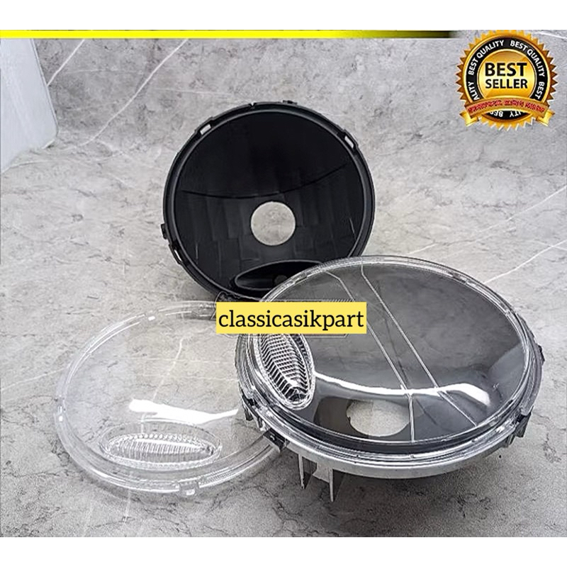 Reflektor mika biled bulat rx king new peredam reflektor hitam set mika rx king new