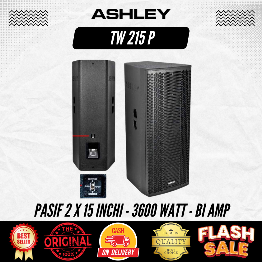Speaker Pasif 2 Way Ashley Tw 215P