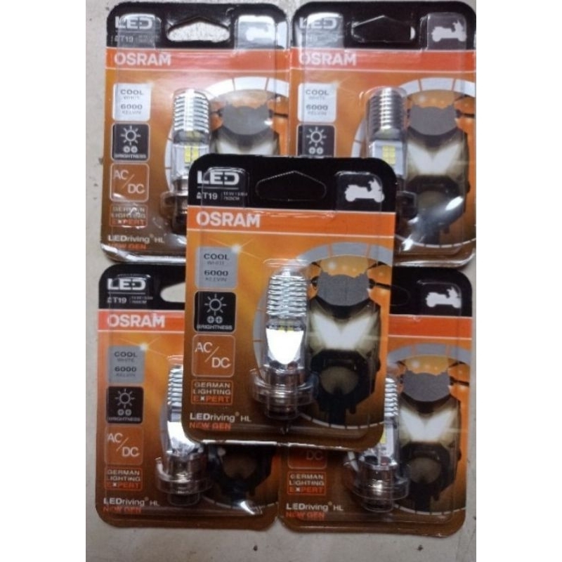 Paket ( 5 pcs ) Bohlam Motor LED lampu Motor depan OSRAM led putih motor beat fi Motor beat street M