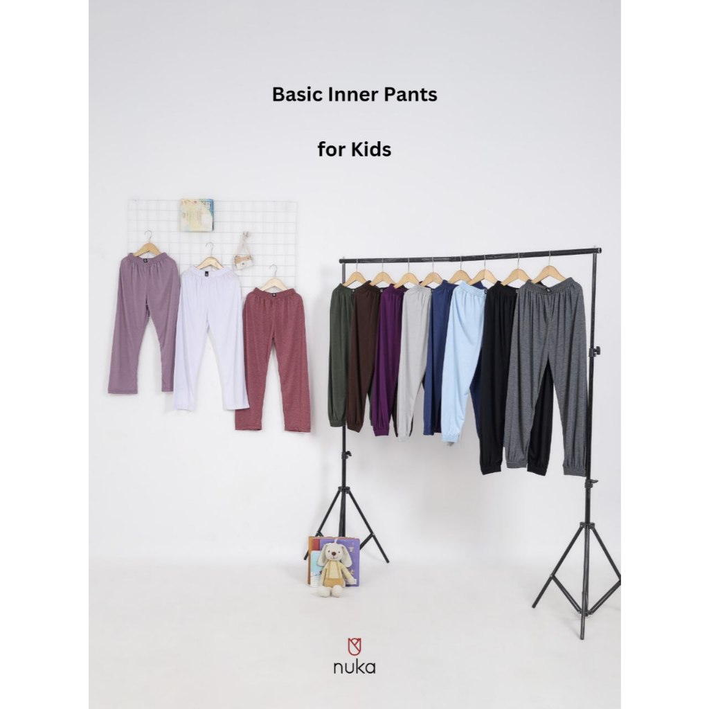 Basic Inner Pants/ Celana Dalaman Gamis/ Celamis Anak Kids | NUKA