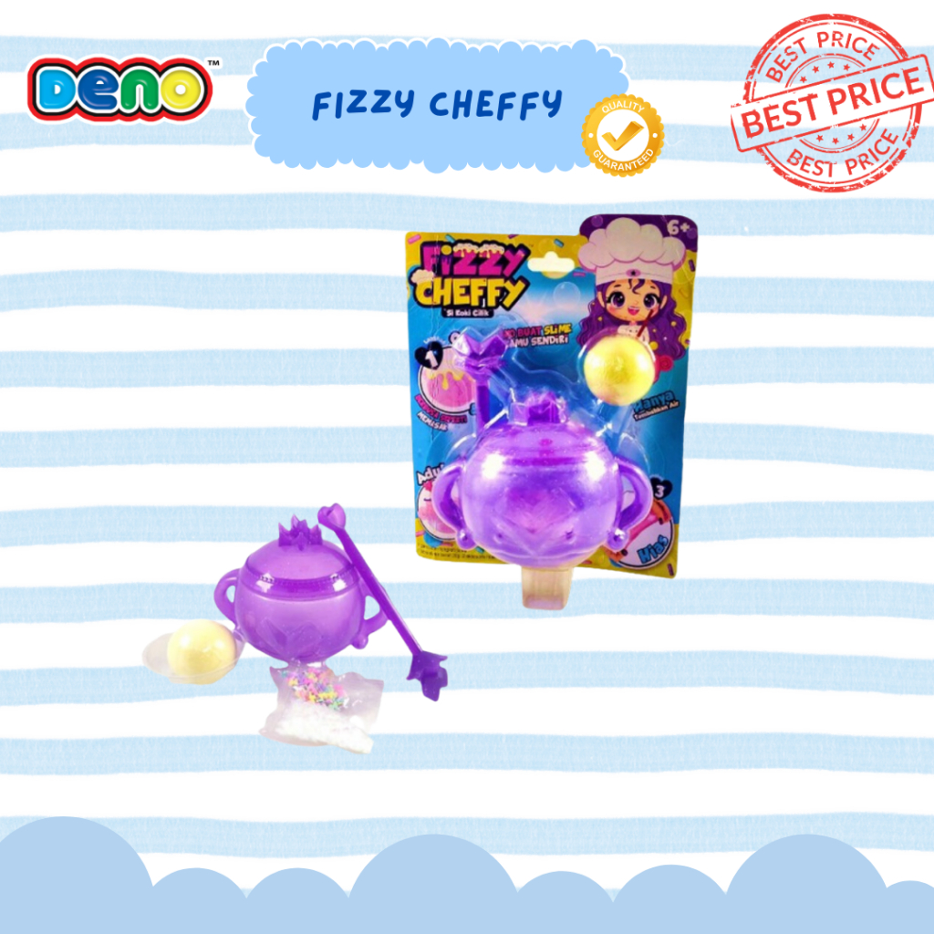 DENO Mainan Anak Slime Fizzy Cheffy DIY Magic Slime DIY Slime Ajaib / DENO Kids Slime