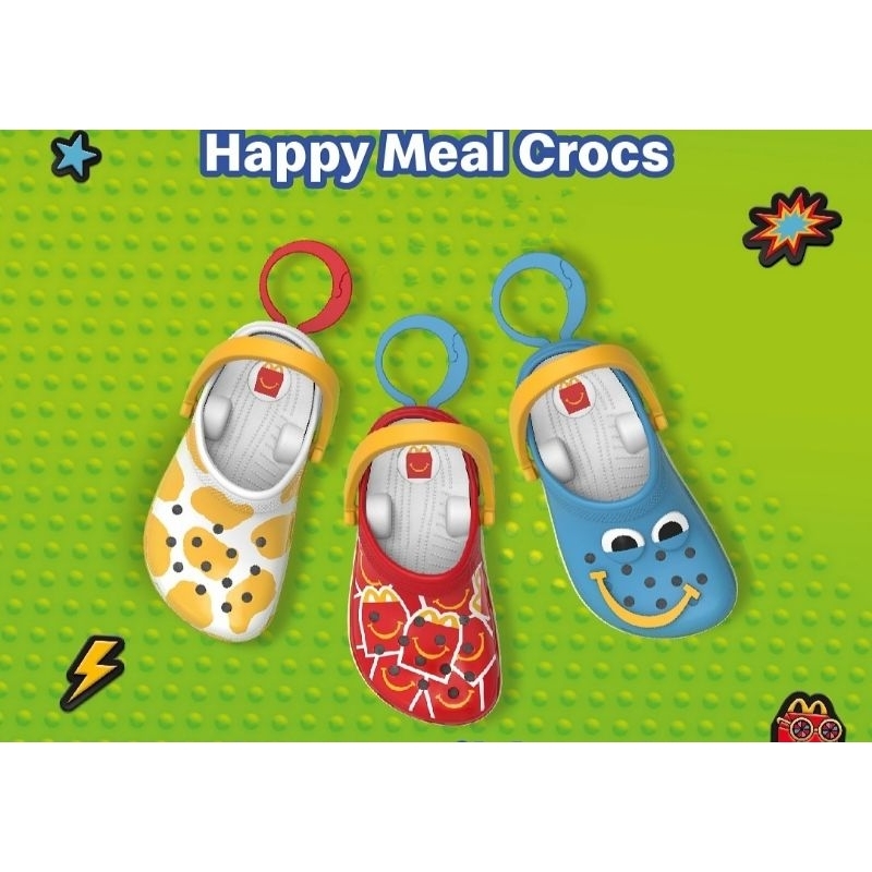 MCD CROCS KEYCHAIN HAPPY MEAL MCDONALD'S MCDONALDS