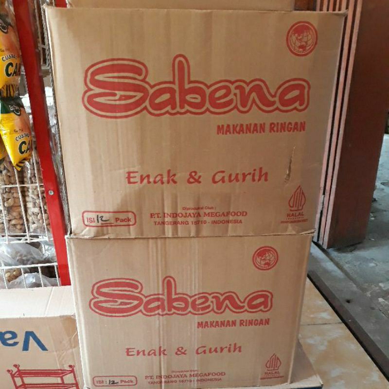 

Sabena snack 1 dus isi 12 bungkus rasa jagung bakar