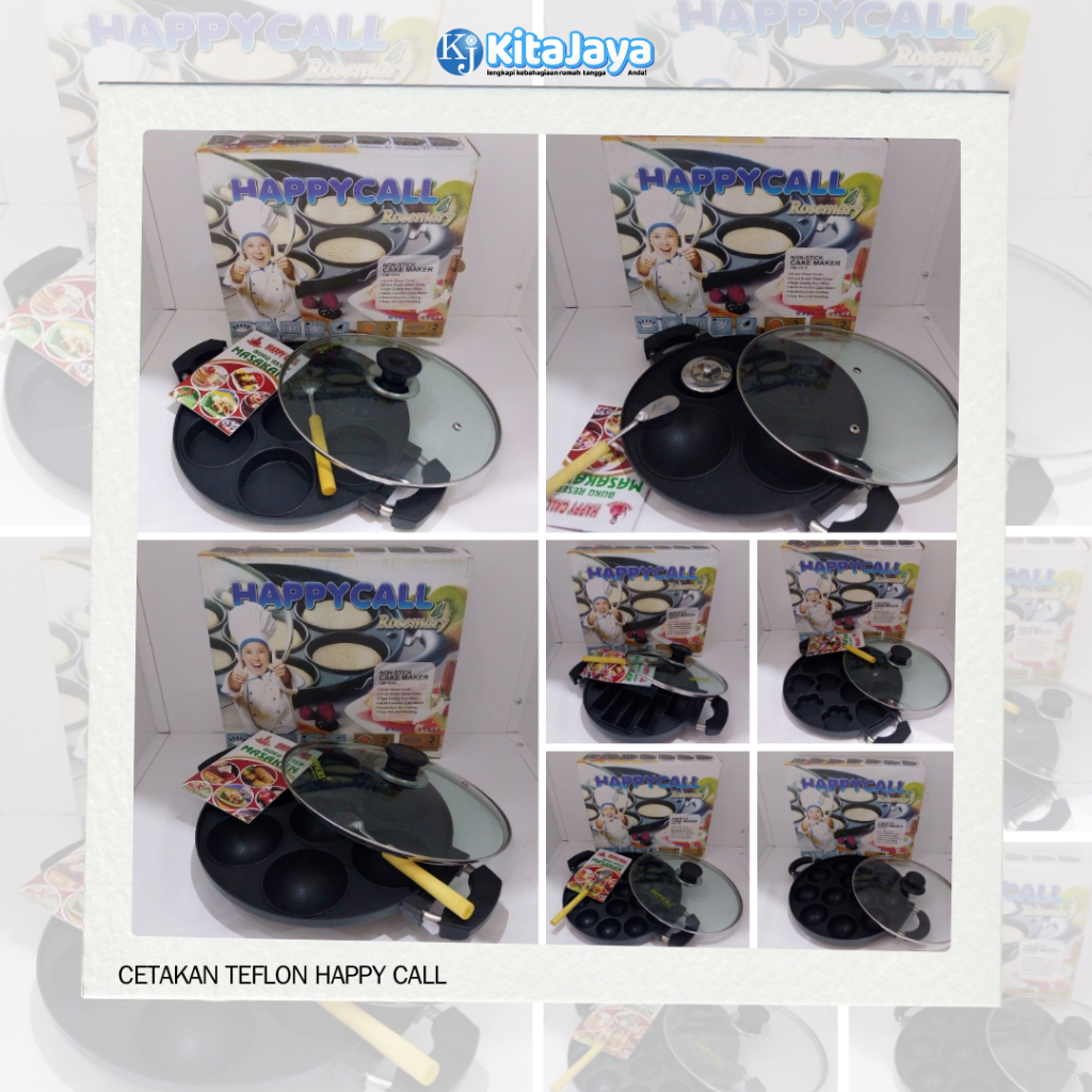 CETAKAN KUE | CAKE PAN SEMUA UKURAN TEFLON HAPPY CALL MURAH TERLENGKAP