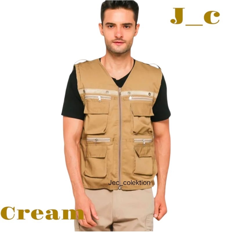 JUAL ROMPI/VEST CREAM TERBAIK/ROMPI PRIA/WANITA/ROMPI TACTICAL/CARGO