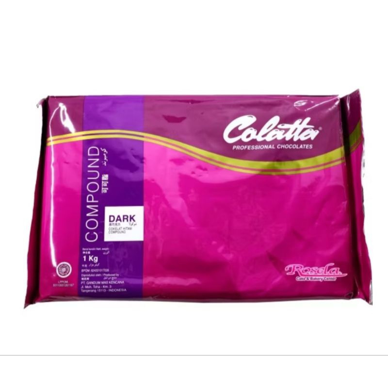 

Colatta Dark Compound 1kg / Colatta Coklat Batang Dark 1kg