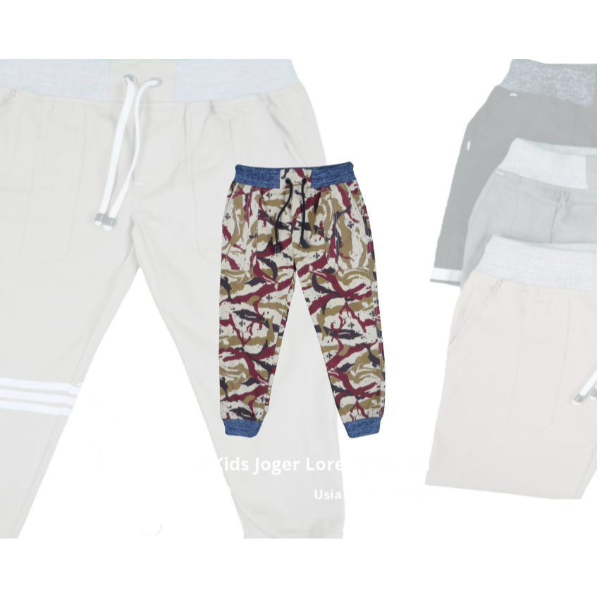 Rusbe Kids Chinos Joger Naruto Usia 3,5 s.d 9 Tahun