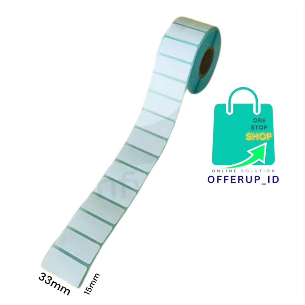 

KERTAS THERMAL LABEL STICKER BARCODE 1LINE 33x15mm