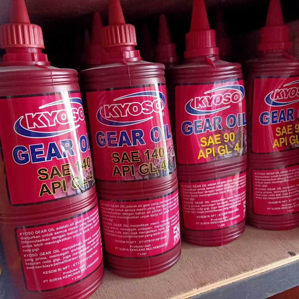 OLI GARDAN / OLI GEAR / OLI TRANSMISI KYOSO GEAR OIL SAE 140 dan  SAE 90 1 LITER