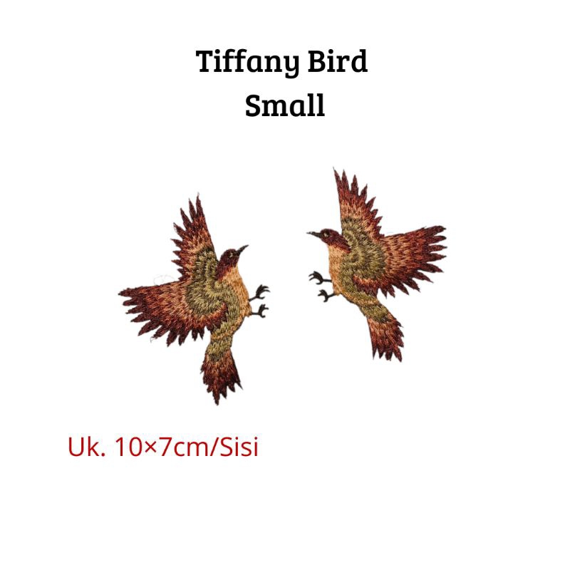 Sew On Tiffany Bird Small