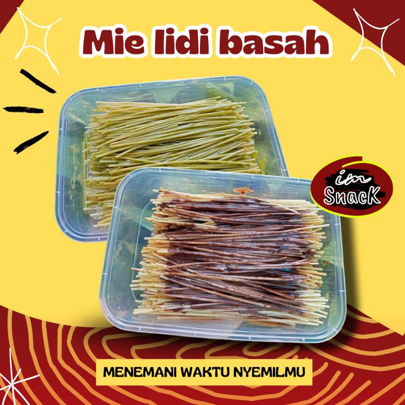 

(BUMBU BASAH LUMER) MIE LIDI VARIAN RASA COKLAT MATCHA STRAWBERRY TARO