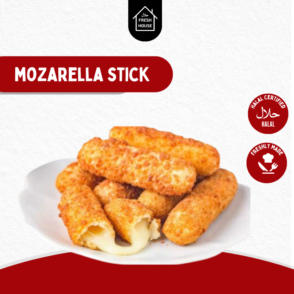 

MOZARELLA STICK FROZEN ISI 10PCS