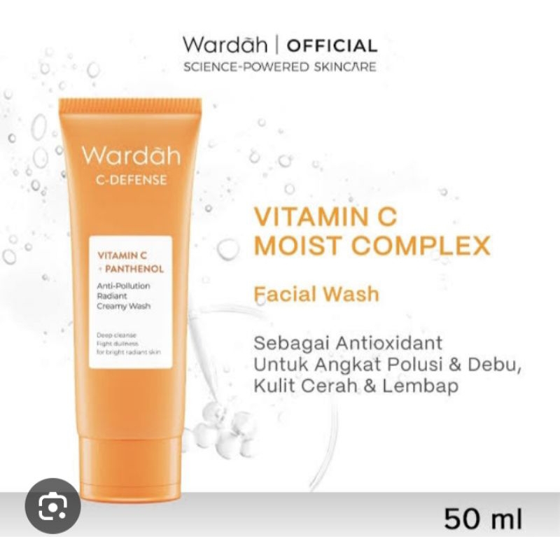 Wardah C-Defense Energizing Creamy Wash