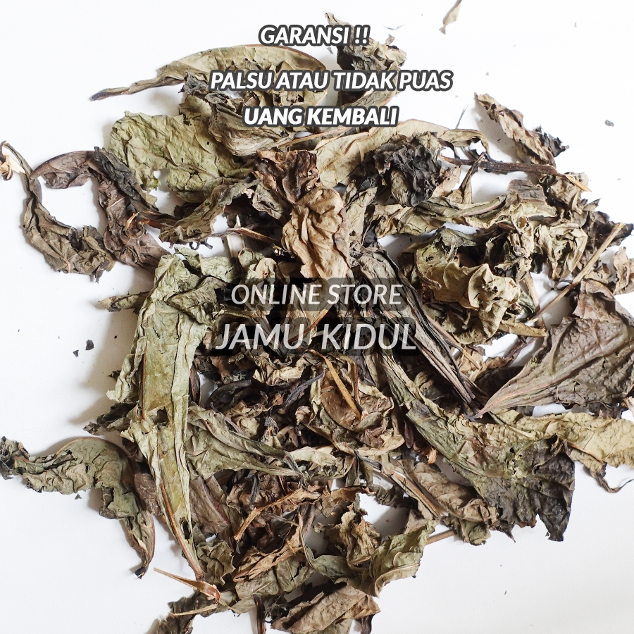 

Daun Srigunggu 250gr Sumugu Kering Bersih