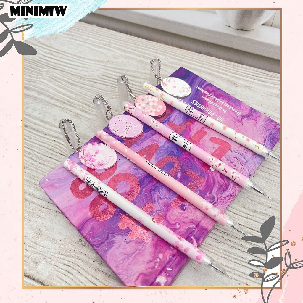 

PULPEN GANTUNGAN SAKURA OVAL PG-1466 BUNGA FLOWER PINK PEN PENA BOLPEN BOLPOIN LUCU KARAKTER ANAK ALAT TULIS KANTOR SEKOLAH