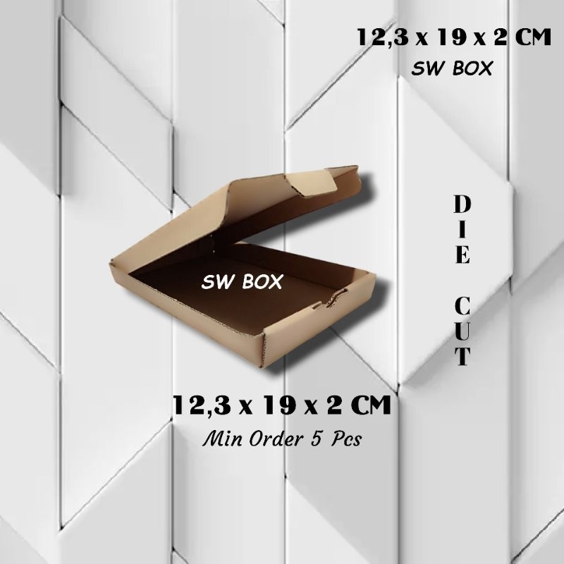

Kardus Ukuran 12,3x19x2 CM Box untuk packing DC Pizza